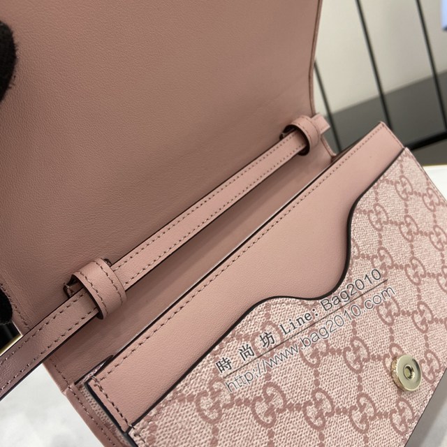 Gucci專櫃古馳最新款Emblem系列肩背包女士斜挎小包 jh2765型號：820688